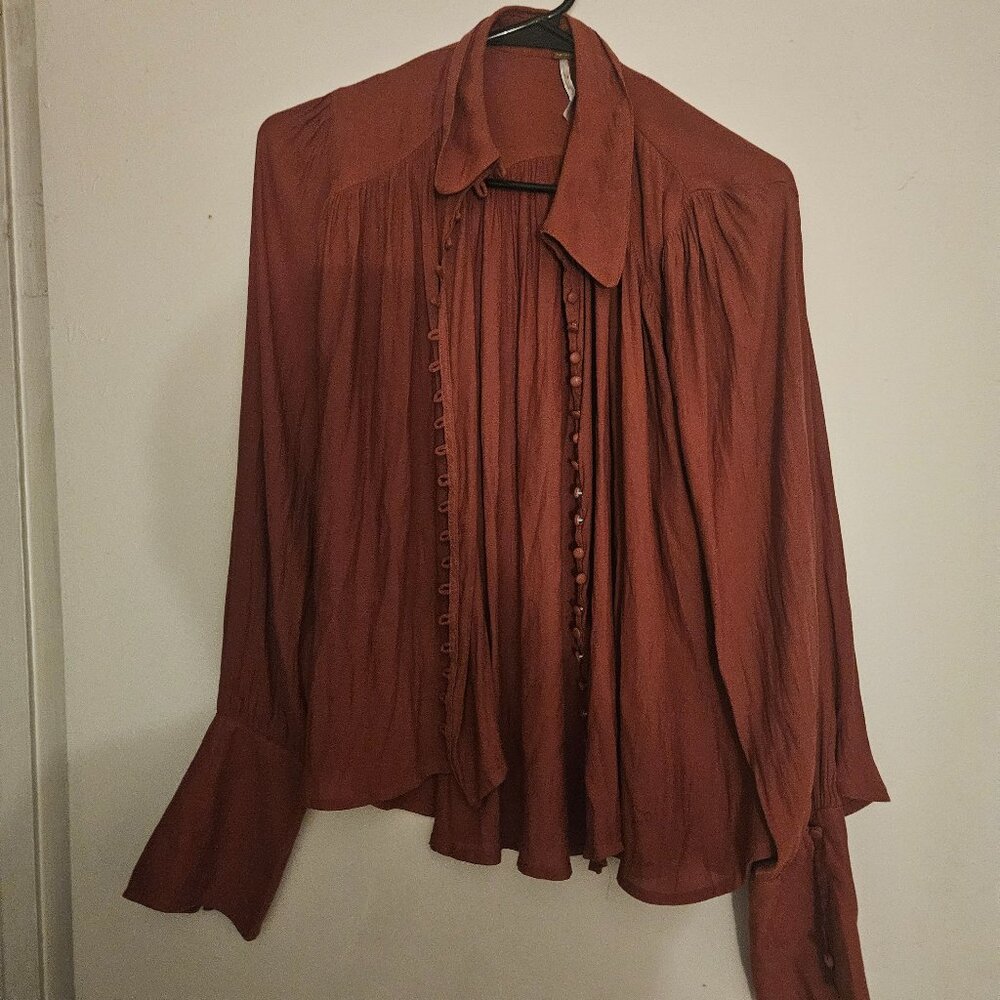 Free people button up